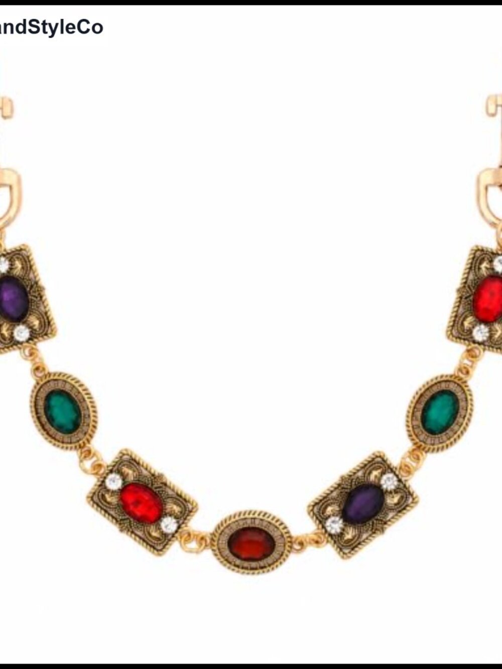 Celavoy Vintage Purse Chain Gold Crystal Extender for Handbags